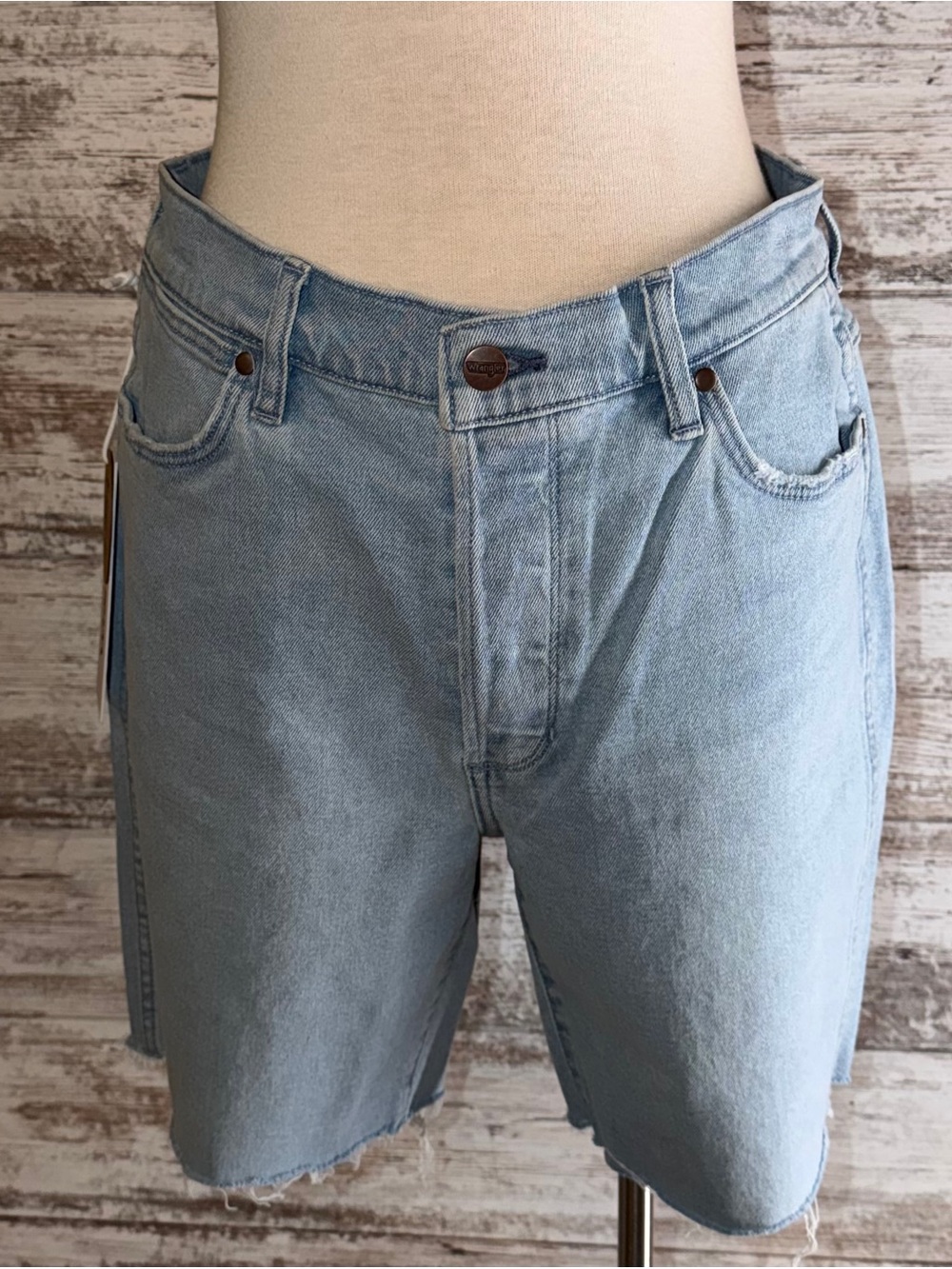 Light Blue Low-Rise Women’s Denim Shorts